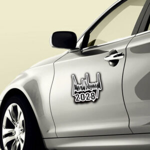 Donald Trump 2028 Signature Sticker, Car Magnet