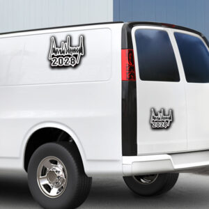 Donald Trump 2028 Signature Sticker, Car Magnet