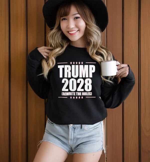 Political Trump 2028 Trust the Plan Rewrite the Rules T-Shirt
