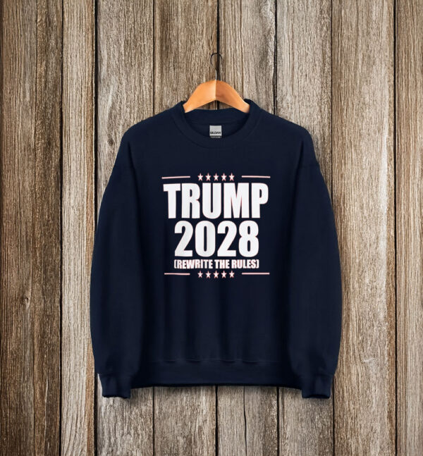 Political Trump 2028 Trust the Plan Rewrite the Rules T-Shirt