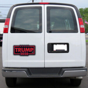 Stars Trump 2028 Sticker, Car Magnet