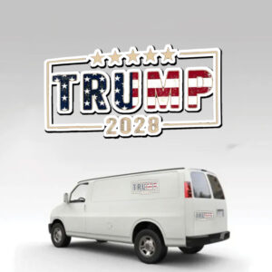Trump 2025 ,Patriotic Election Sticker, Car Magnet