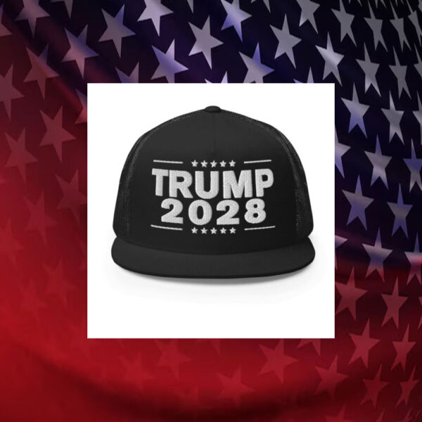 Trump 2028 5 Panel Trucker Cap