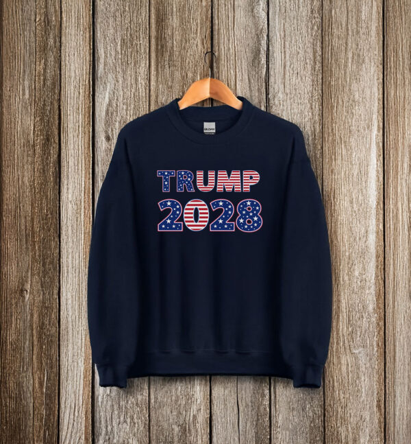 Trump 2028, American Flag T-Shirt