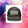 Trump 2028 Camouflage trucker hat