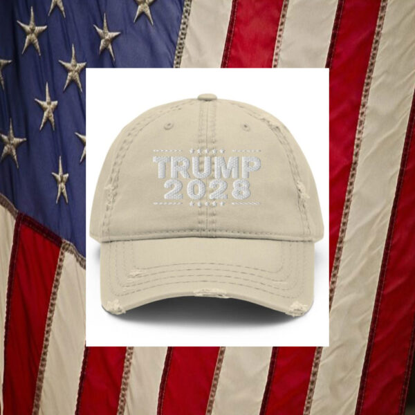 Trump 2028 Distressed Dad Hat