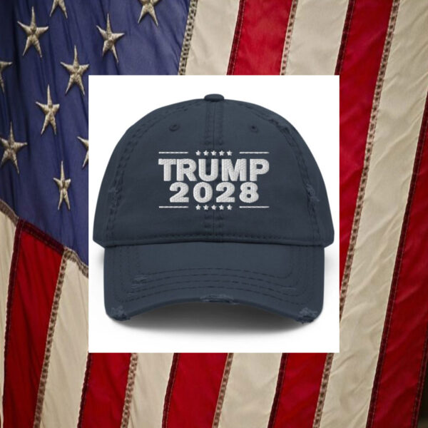 Trump 2028 Distressed Dad Hat