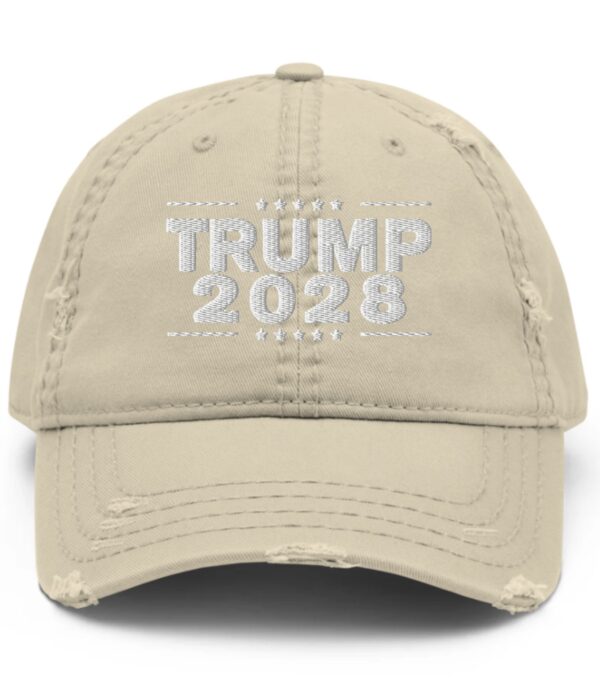 Trump 2028 Distressed Dad Hat