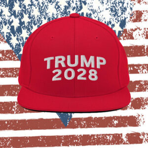 Trump 2028 Embroidered Red MAGA Hat