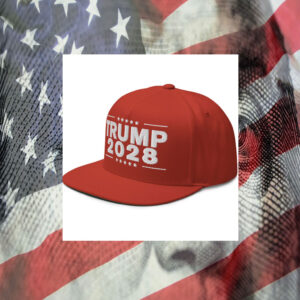 Trump 2028 Flat Bill Cap