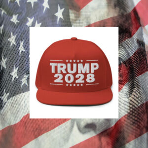 Trump 2028 Flat Bill Cap
