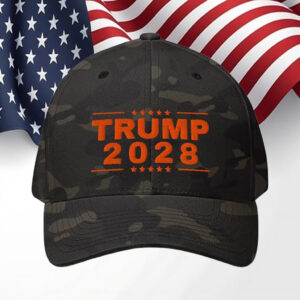 Trump 2028 Hat Flex Fit Camo Trump Hat