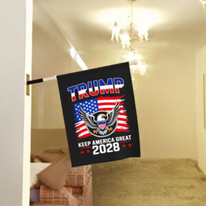 Trump 2028 Keep America Great American Flag