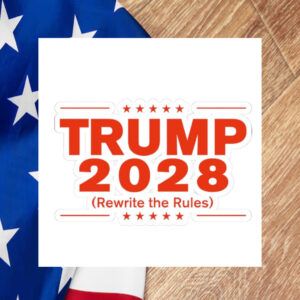 Trump 2028 (Rewrite the rules) Bumper Stickers