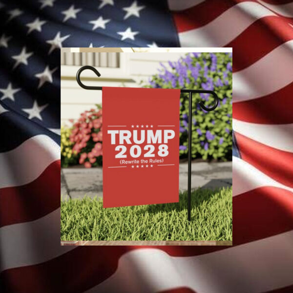 Trump 2028 (Rewrite the rules) Flag
