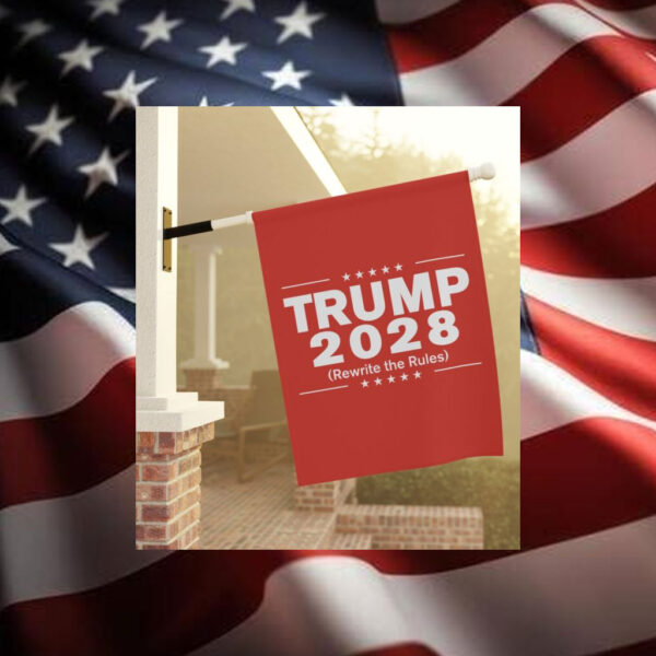 Trump 2028 (Rewrite the rules) Flag