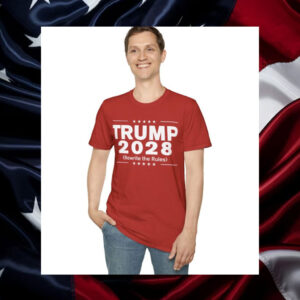 Trump 2028 (Rewrite the rules) Ladies’ V-Neck