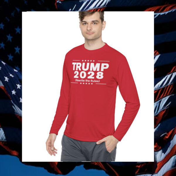 Trump 2028 (Rewrite the rules) Long Sleeve T-Shirt