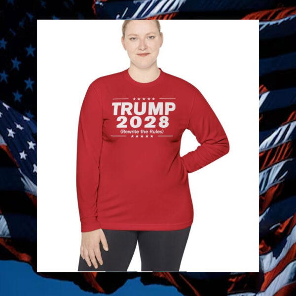 Trump 2028 (Rewrite the rules) Long Sleeve T-Shirt