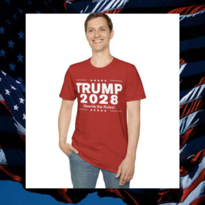 Trump 2028 (Rewrite the rules) Long Sleeve T-Shirt