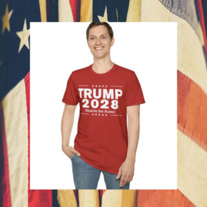 Trump 2028 (Rewrite the rules) Unisex V-Neck