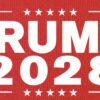 Trump 2028 Stickers