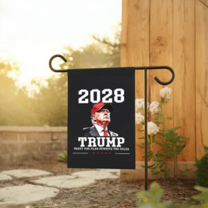 Trump 2028 Trust The Plan Rewrite The Rules Flag