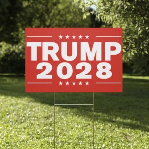 Trump 2028 Yard Sign