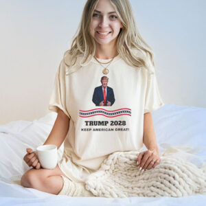 Trump Re-Election, Trump 2028 Keep American Great T-Shirt
