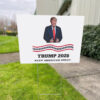 Trump Re-Election, Trump 2028 Keep American Great Yard Sign
