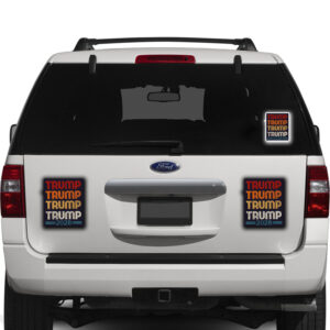Trump Trump Trump 2028 Sticker, Car Magnet