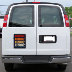Trump Trump Trump 2028 Sticker, Car Magnet
