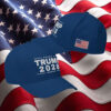 White Trump 2028 USA Flag Hat